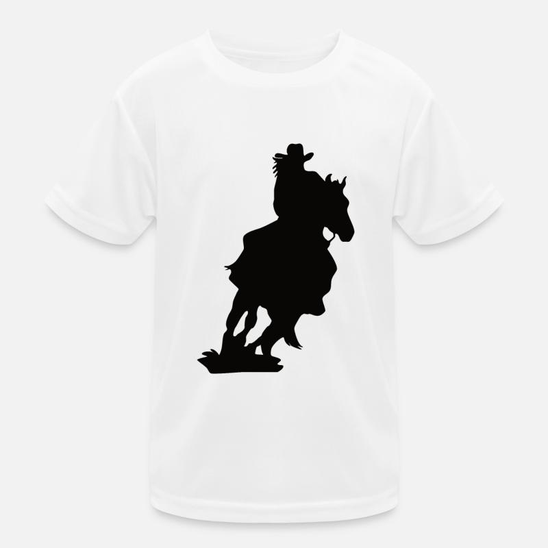 Western Pferd Kinder Funktions-T-Shirt