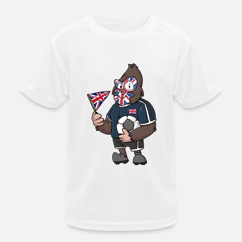 Britischer Gorilla Kinder Funktions-T-Shirt