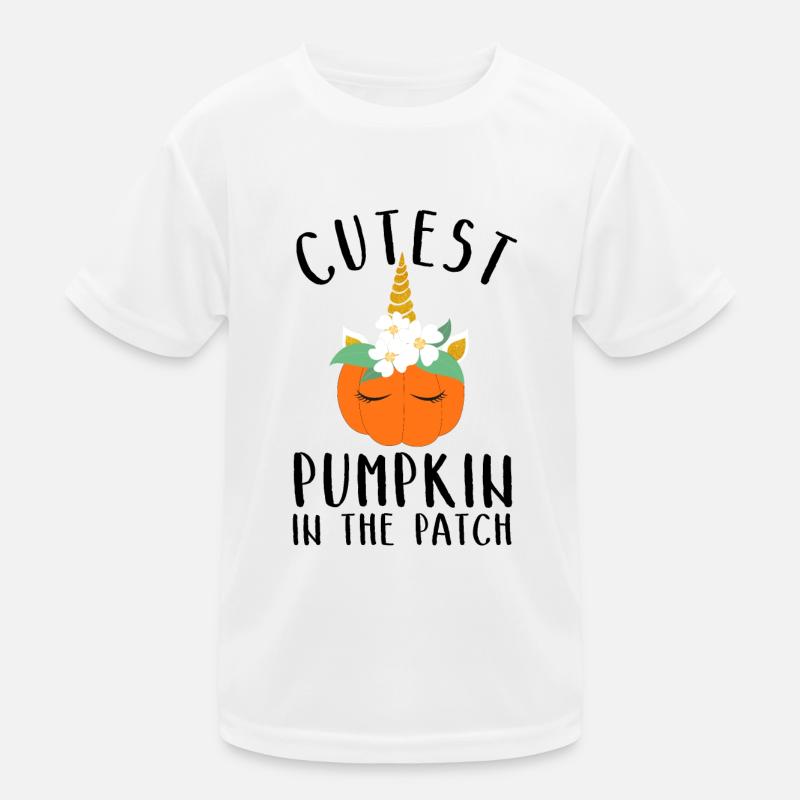 La citrouille la plus mignonne du patch T-shirt sport Enfant