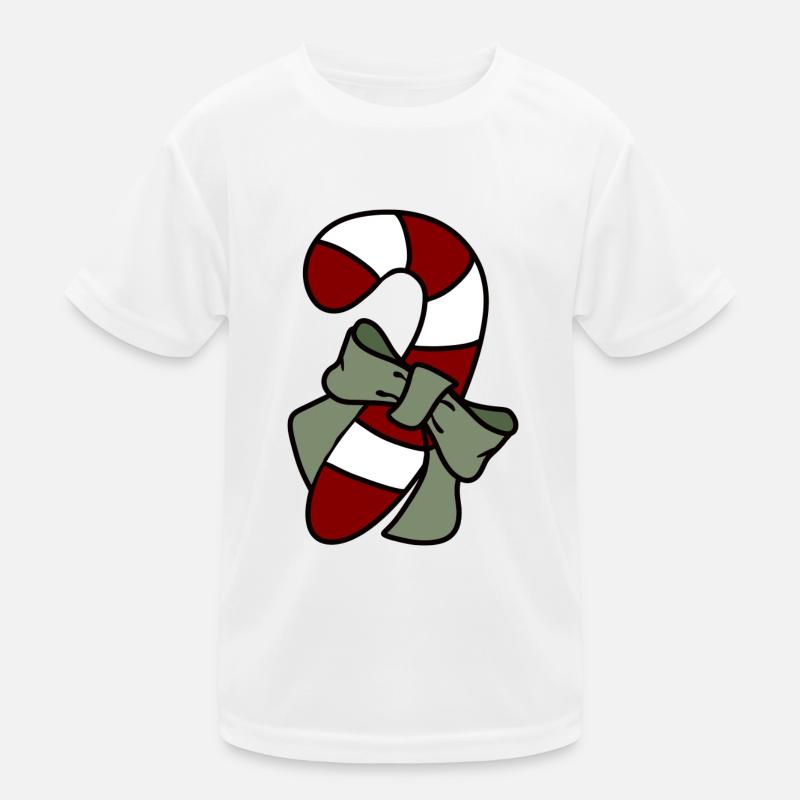Candy cane Kids Functional T-Shirt