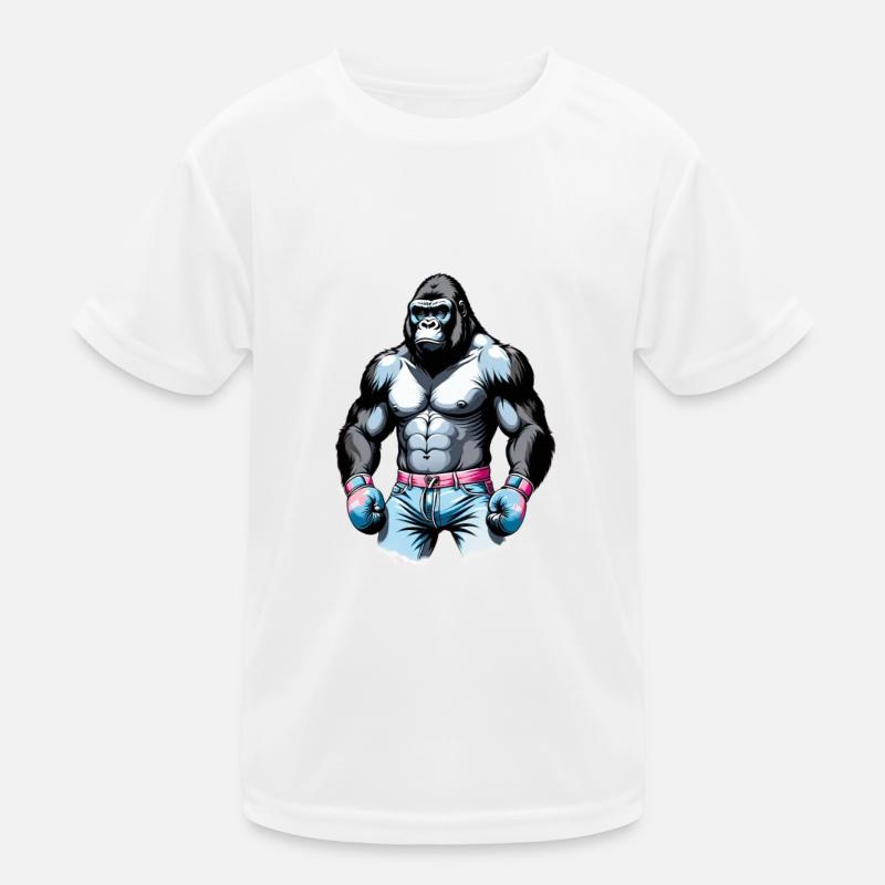 Gorilla-Boxen Kinder Funktions-T-Shirt