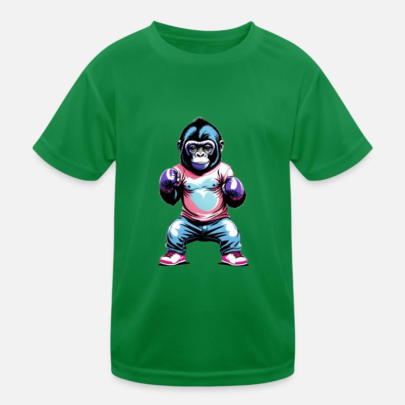 Bébé Gorille Boxeur T-shirt sport Enfant