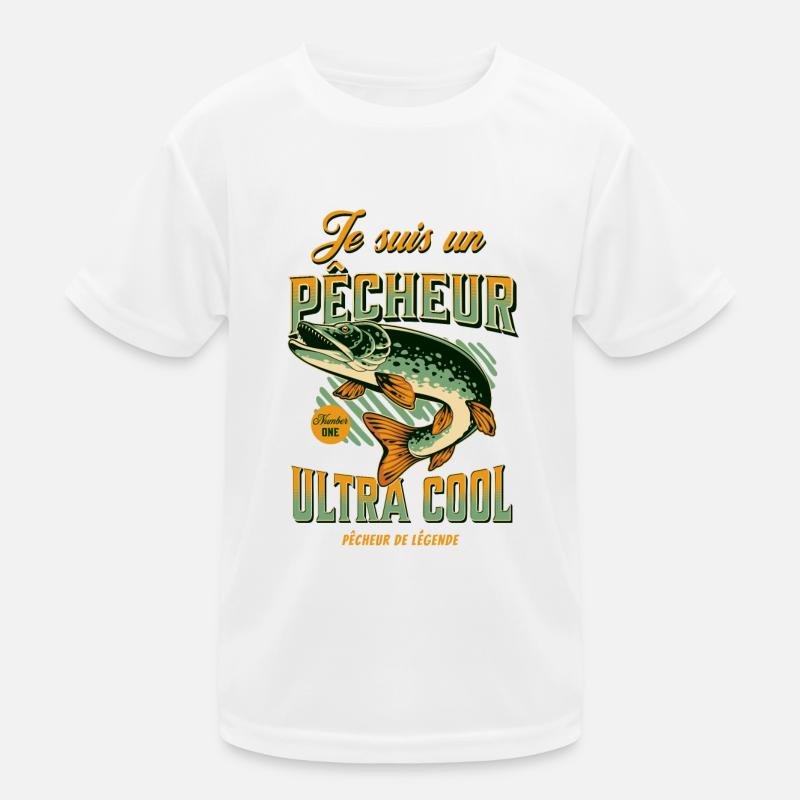 Cadeau pêche ,je suis un pêcheur cool T-shirt sport Enfant