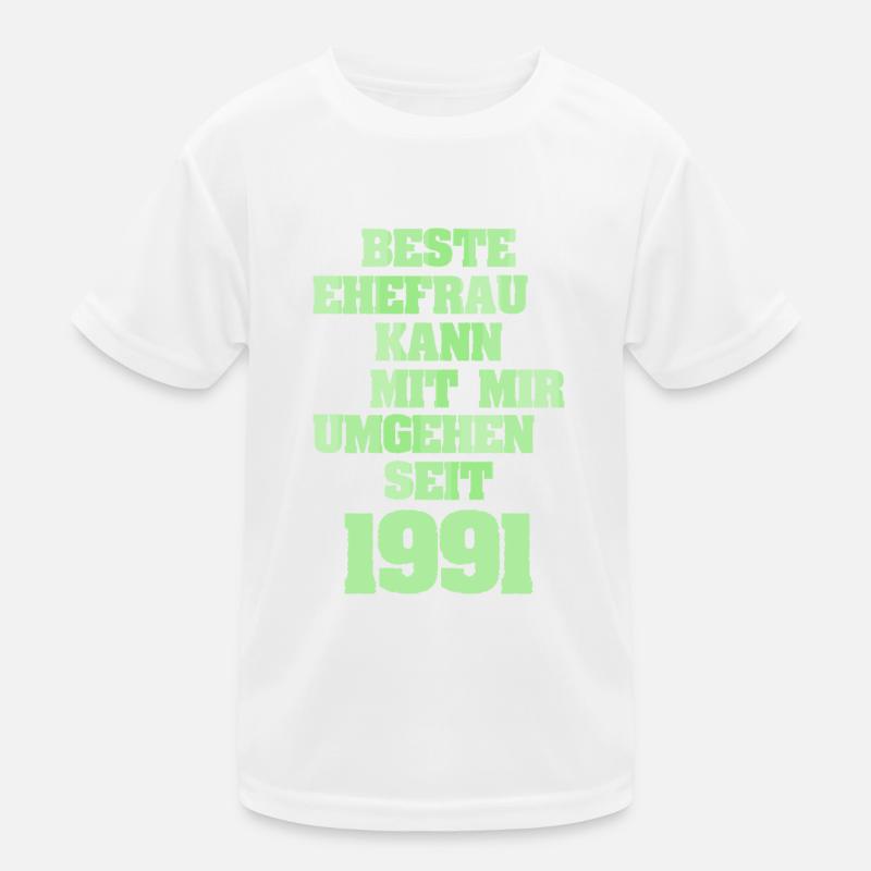 Ehe 1991 Kinder Funktions-T-Shirt
