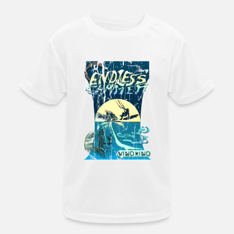 Endless summer Kiteboarding Kids Functional T-Shirt