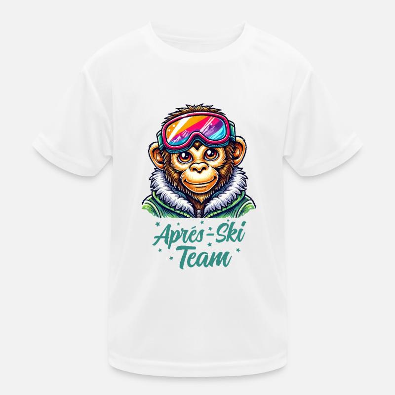 Lunettes de ski Monkey T-shirt sport Enfant