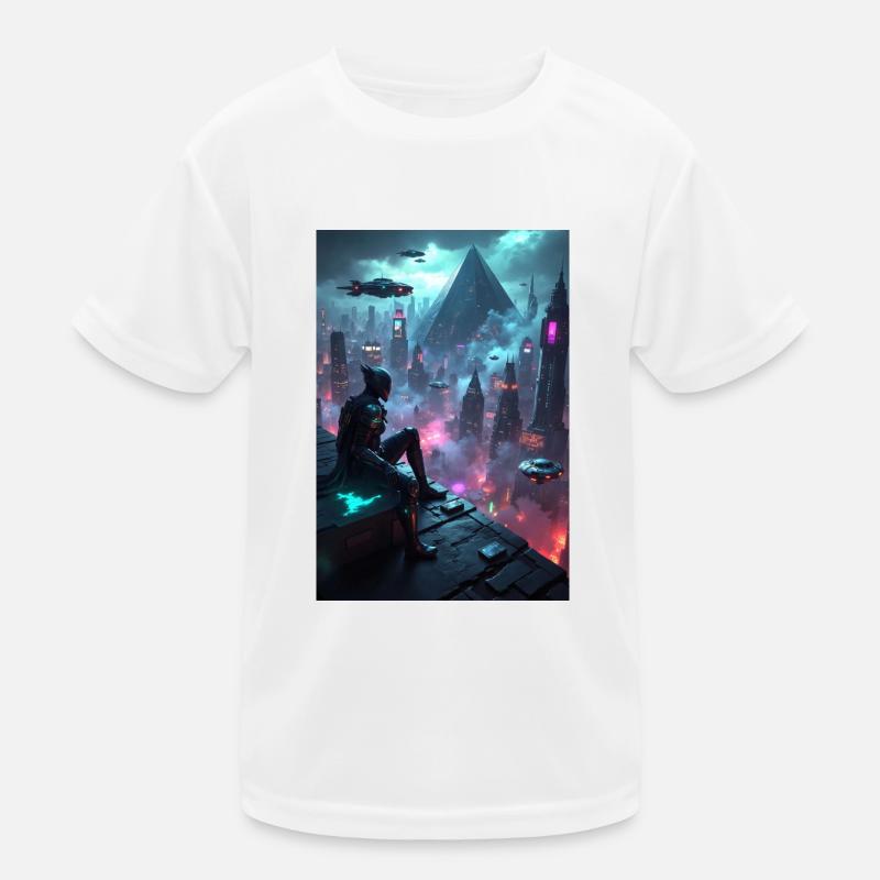 Cyberpunk graphics. Kids Functional T-Shirt