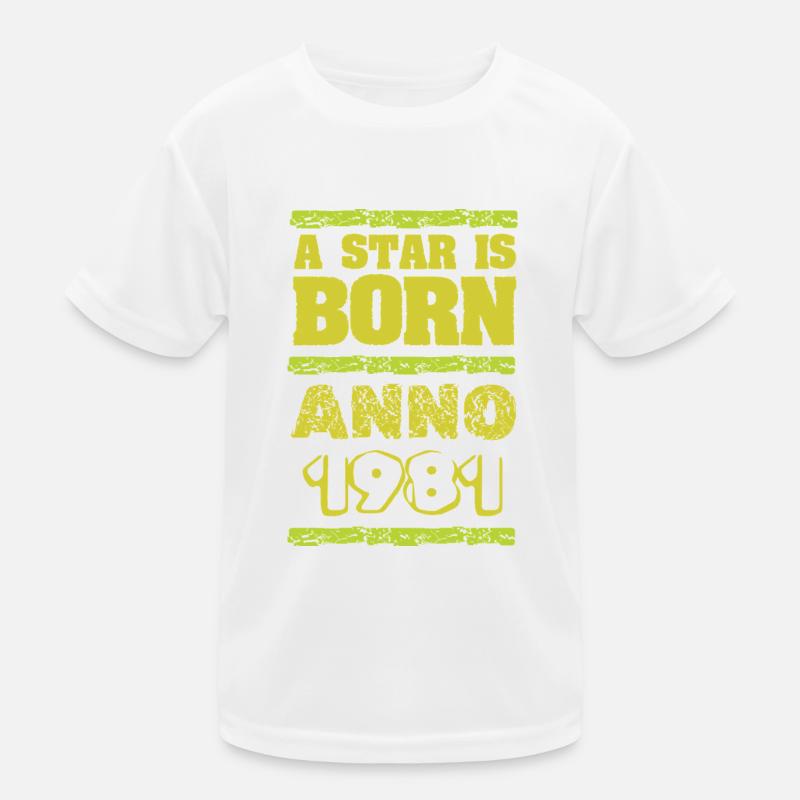 Étoile 1981 T-shirt sport Enfant