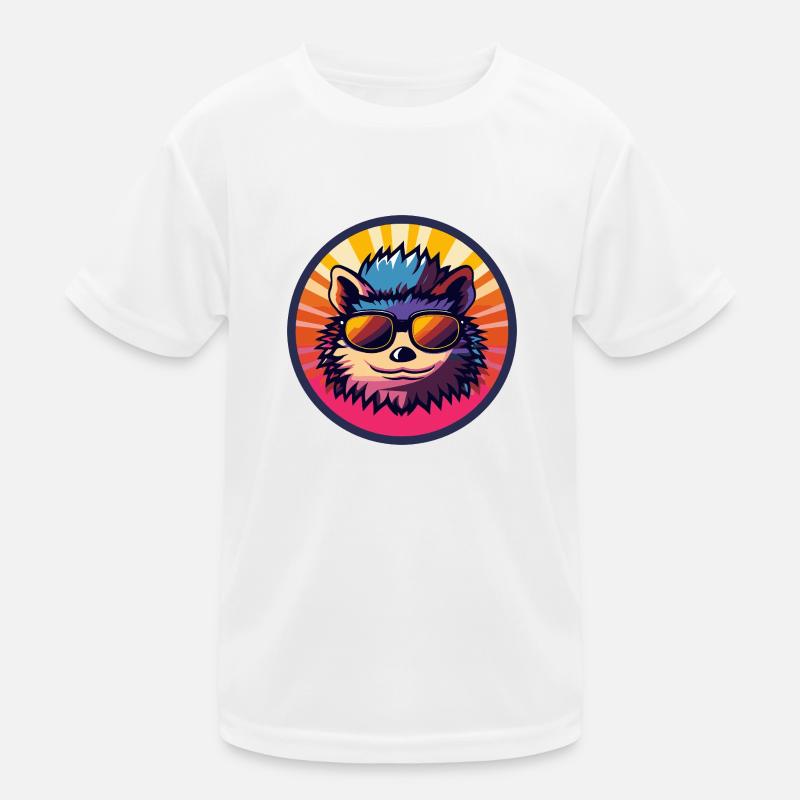 Igel Comic Cool Sommer Kinder Funktions-T-Shirt
