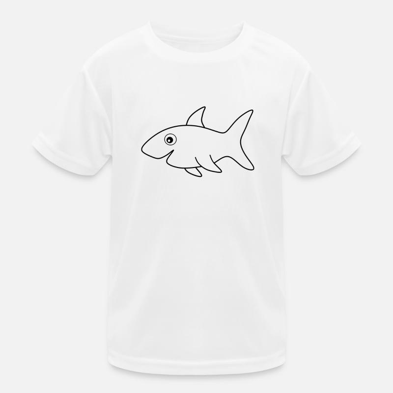 Requin Requins Pêche Poisson T-shirt sport Enfant