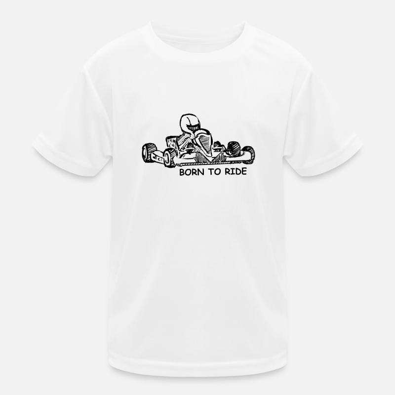 Born to Ride Kinder Funktions-T-Shirt