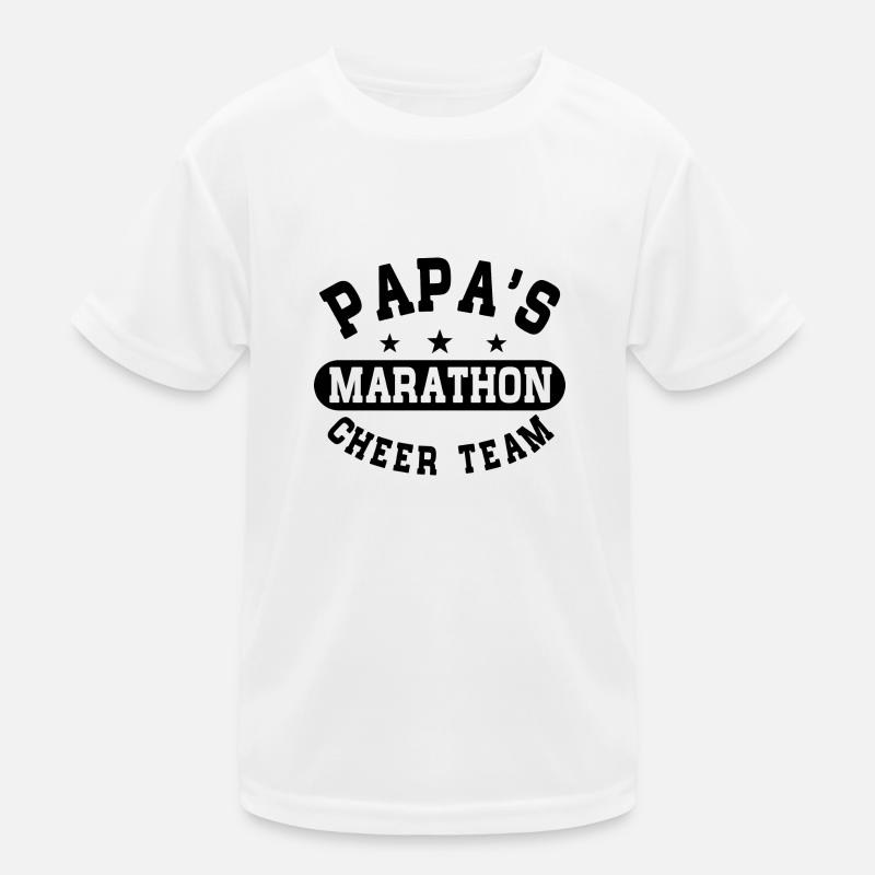 Papas Marathon Cheer Team Kinder Funktions-T-Shirt