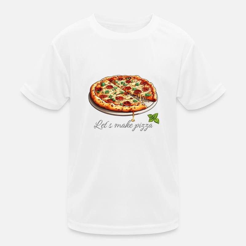 Let´s make Pizza, Pizzahobby, Pizza Kinder Funktions-T-Shirt