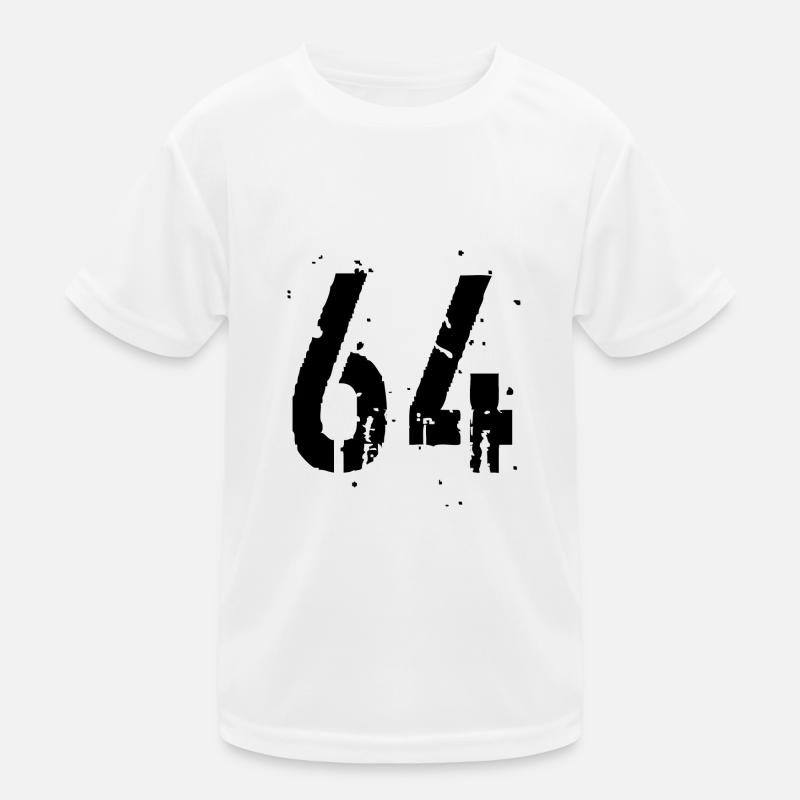 Nombre 64 T-shirt sport Enfant