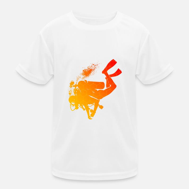 Scuba Diver Women's Scuba Diver Scuba Diving Kids Functional T-Shirt