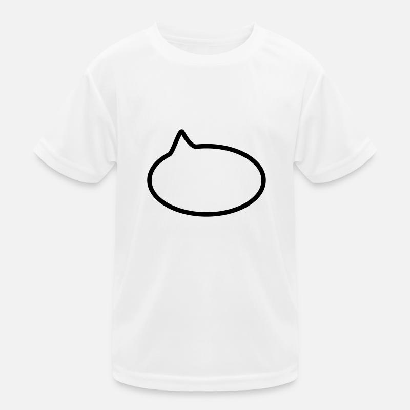 Sprechblase // Comic // Spruch machen // Aussage Kinder Funktions-T-Shirt