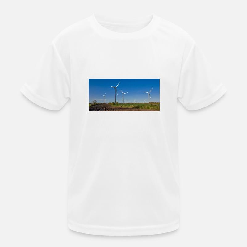 Windmühle Kinder Funktions-T-Shirt