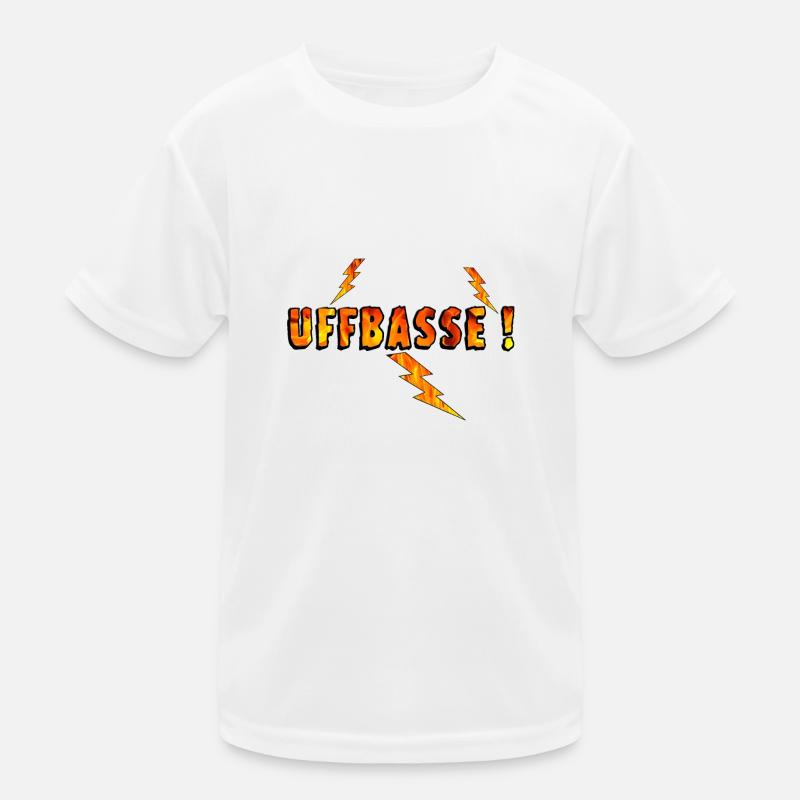 Uffbasse mit Blitzen, Pälzer Sprich Kinder Funktions-T-Shirt