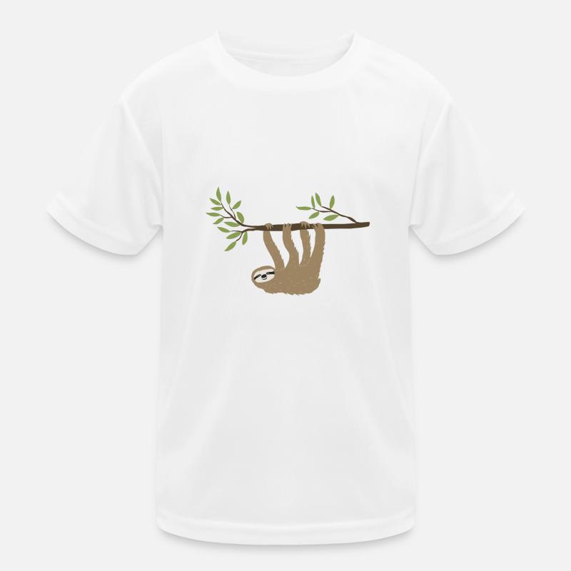 Sloth hanging around Kids Functional T-Shirt