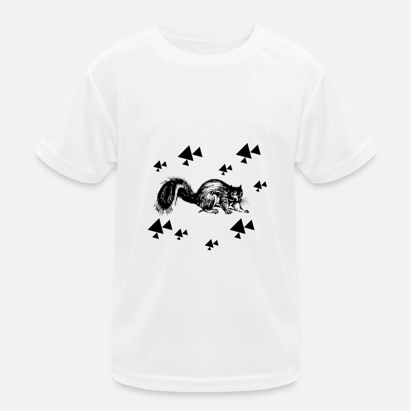 Squirrel - rodent Kids Functional T-Shirt