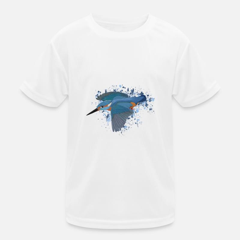 Eisvogel Gartenvogel Singvogel Biologe Vogel Kinder Funktions-T-Shirt