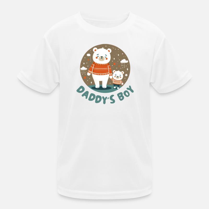 Le garçon à papa T-shirt sport Enfant