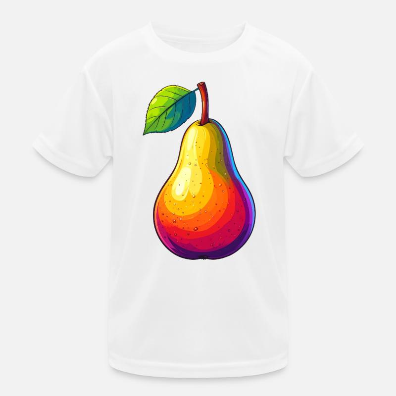 Birne Kinder Funktions-T-Shirt