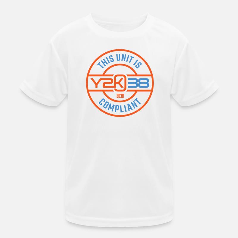 This Unit Y2K38 Compliant Kinder Funktions-T-Shirt