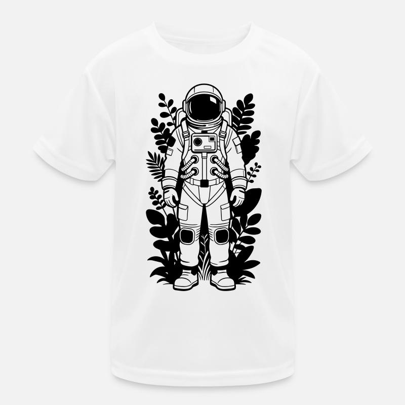 Astronaut Kinder Funktions-T-Shirt