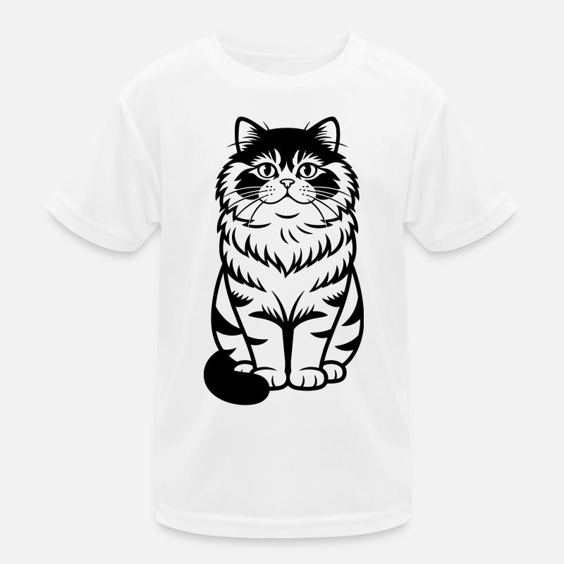 Persian cat Kids Functional T-Shirt