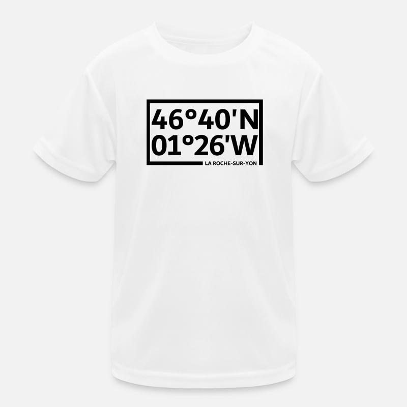 La Roche-sur-Yon coordinates Kids Functional T-Shirt