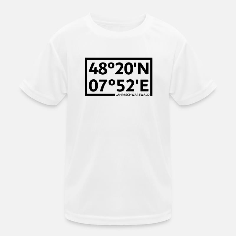 Lahr/Black Forest coordinates Kids Functional T-Shirt
