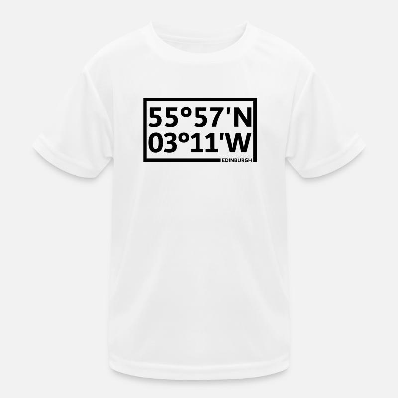 Coordonnées d’Édimbourg T-shirt sport Enfant