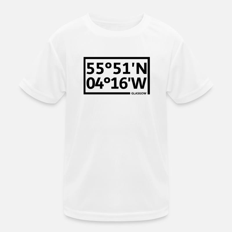 Glasgow Coordinates Kids Functional T-Shirt