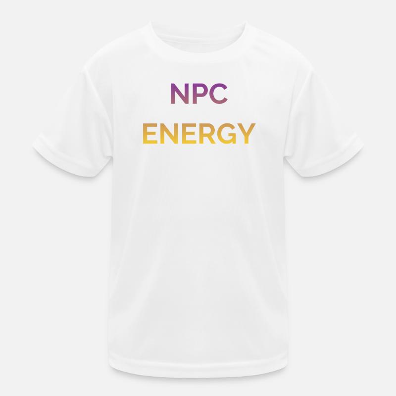 NPC Energie Gradient Logo Kinder Funktions-T-Shirt