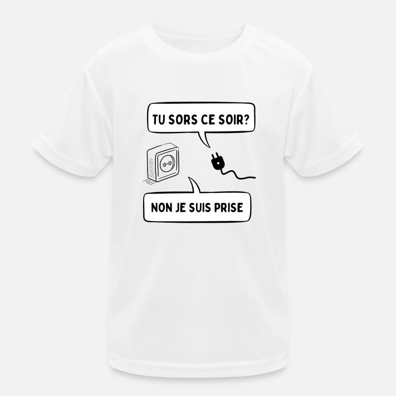 tu sors ce soir T-shirt sport Enfant