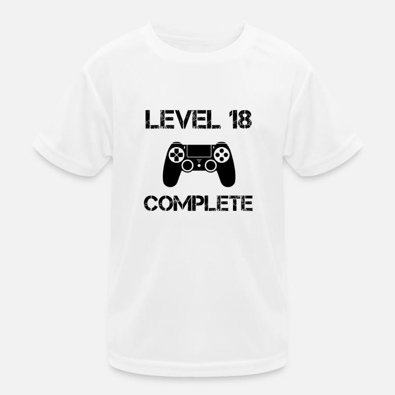 18th Birthday - Level 18 Complete Kids Functional T-Shirt