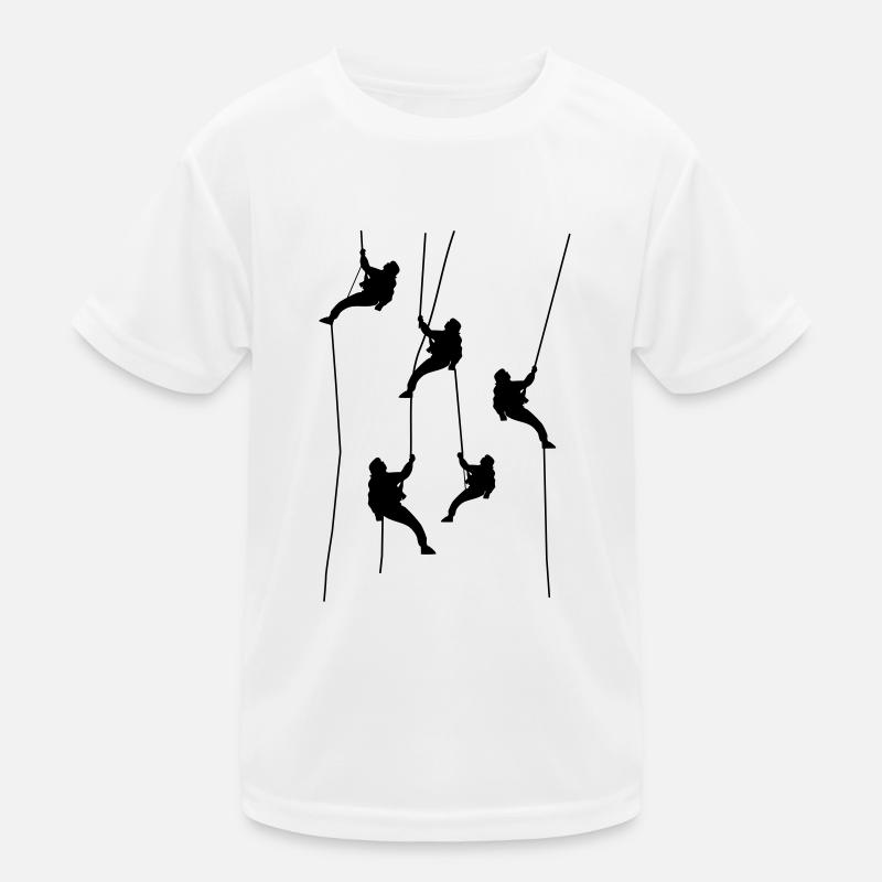 kletterer Kinder Funktions-T-Shirt