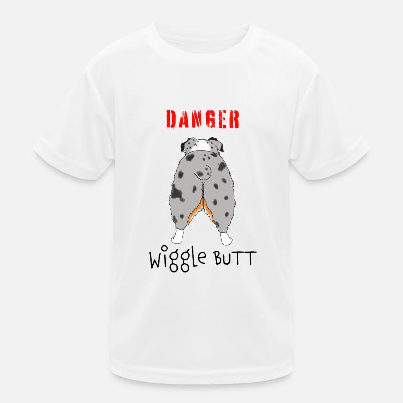 Aussie Danger Wiggle Butt Kinder Funktions-T-Shirt