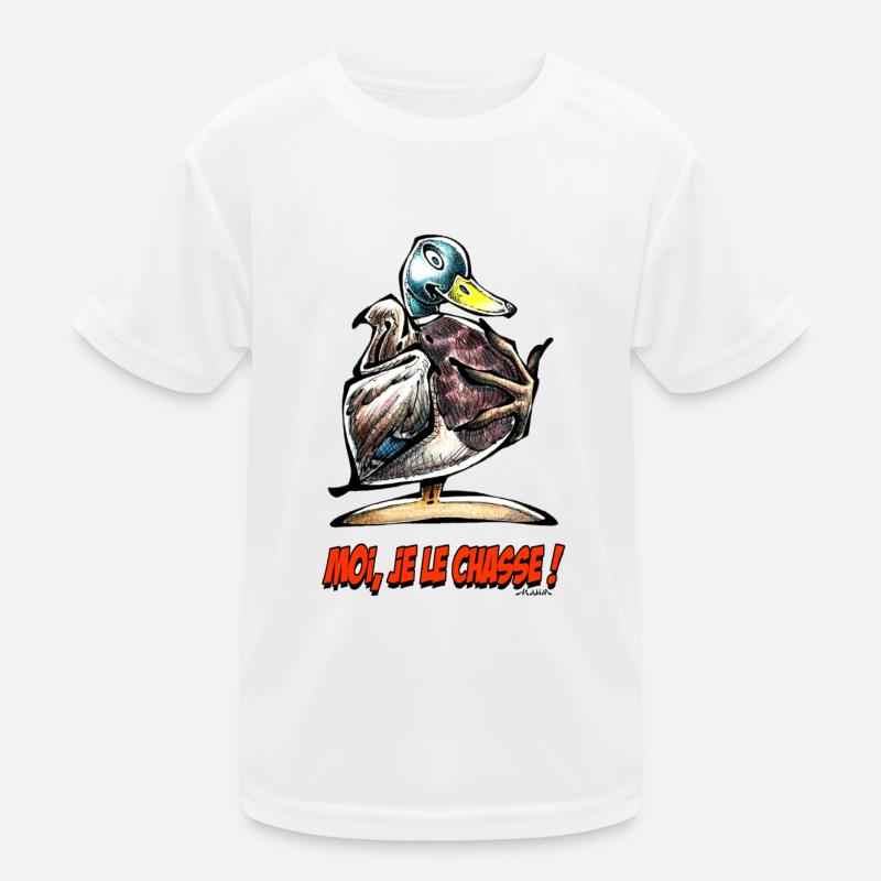 Le Canard Colvert, Moi Je Le Chasse ! T-shirt sport Enfant