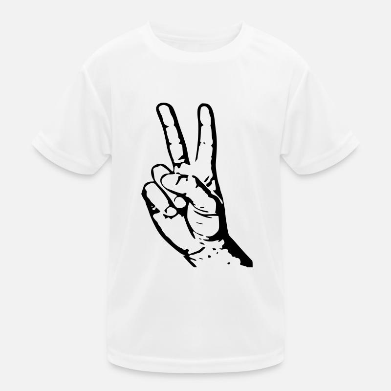 peace Kinder Funktions-T-Shirt