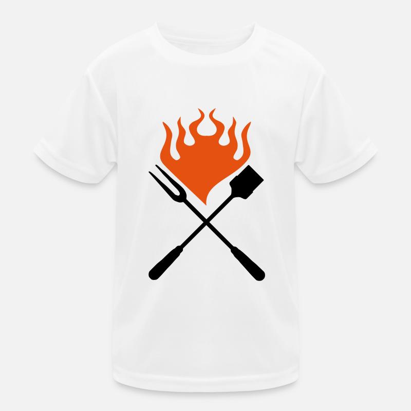 barbecue cutlery Kids Functional T-Shirt