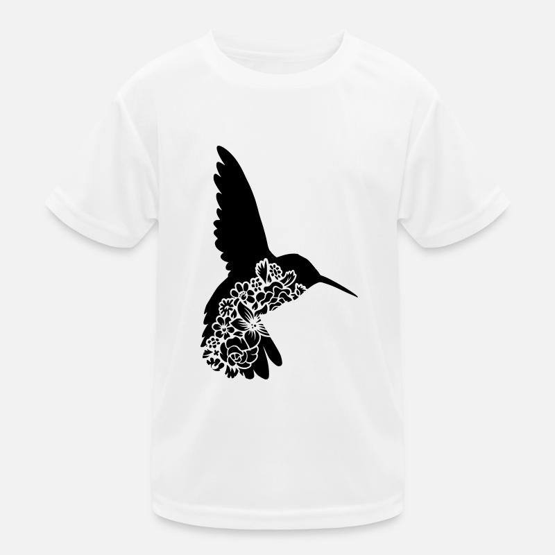 Mandala Kolibri Kinder Funktions-T-Shirt