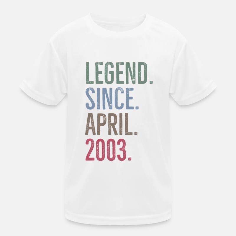 Legende seit April 2003 Kinder Funktions-T-Shirt
