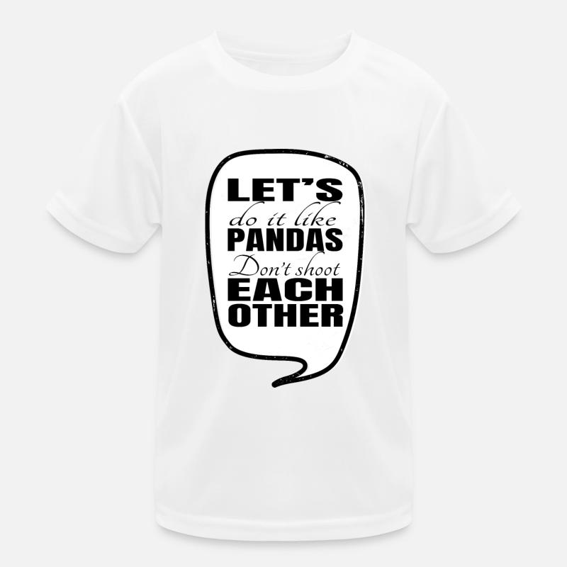Déclaration anti-guerre présent symbole de paix citation cool T-shirt sport Enfant