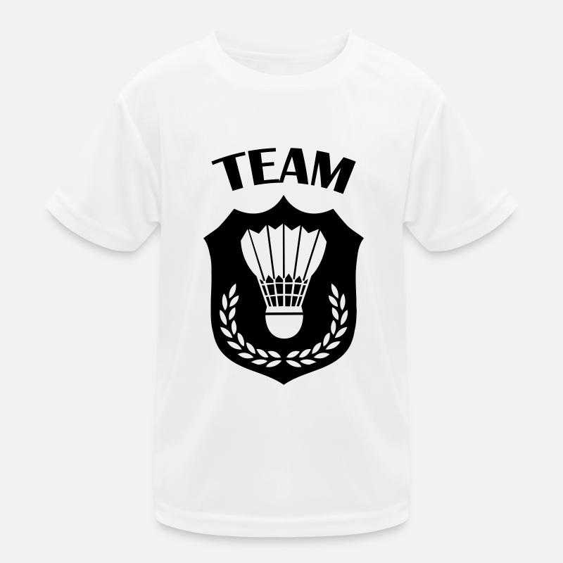 badminton Kinder Funktions-T-Shirt