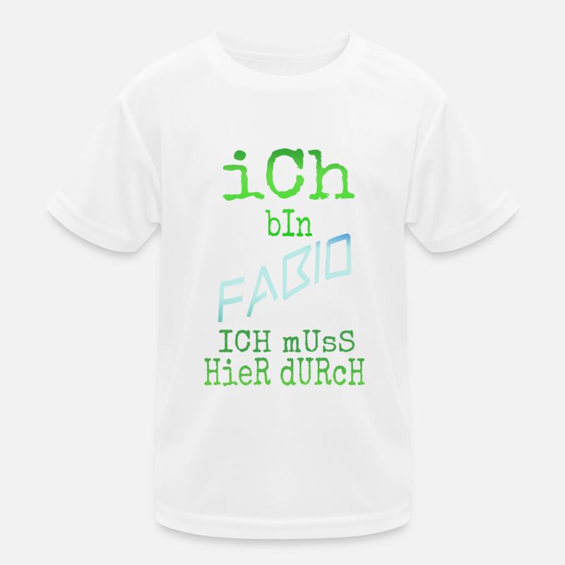 Fabio Fabio Kinder Funktions-T-Shirt