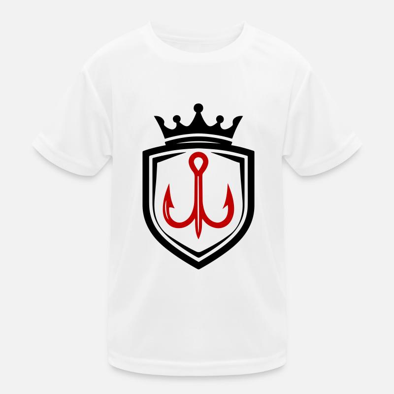 Fish Hook Shield Kids Functional T-Shirt