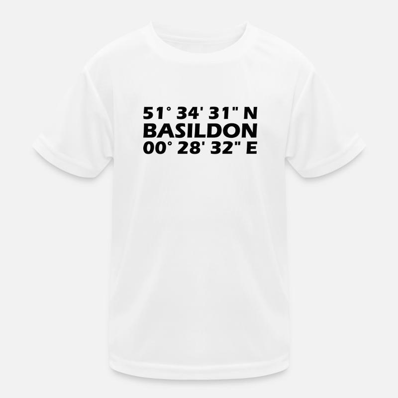 Basildon Koordinaten Kinder Funktions-T-Shirt