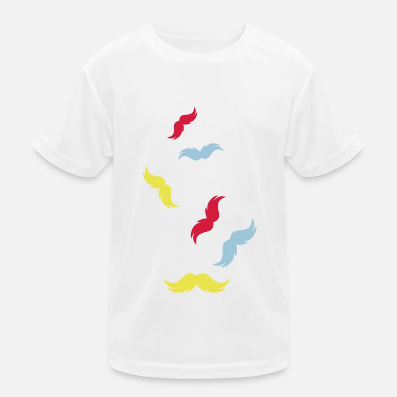 Schnurrbart symbol Kinder Funktions-T-Shirt